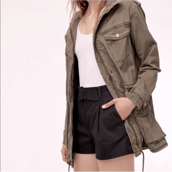 Aritzia TALULA Trooper Jacket in Olive - Picture 1 of 7